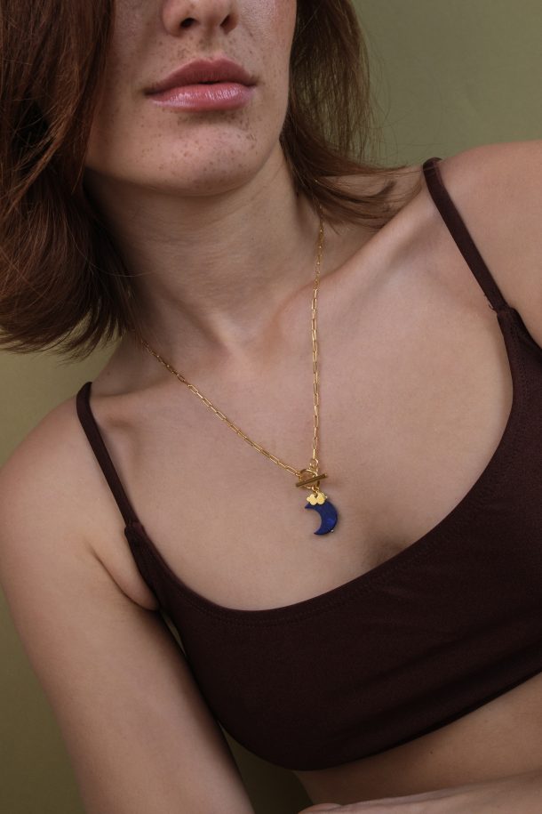 Lunar Starry Blue Necklace