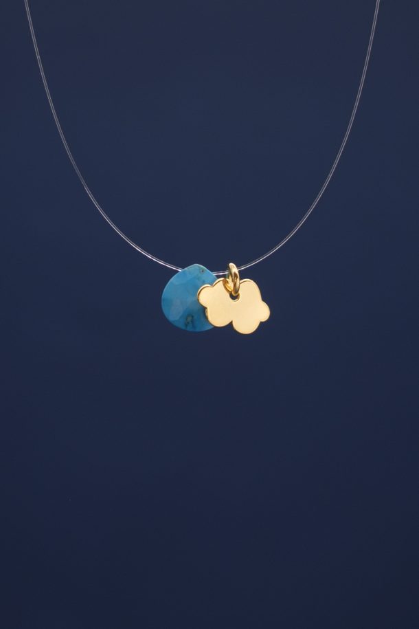 Invisible Freya Turquoise Necklace