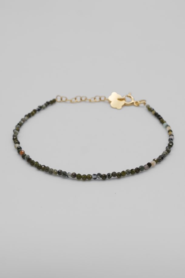 Hunter Green Beaded Bracelet