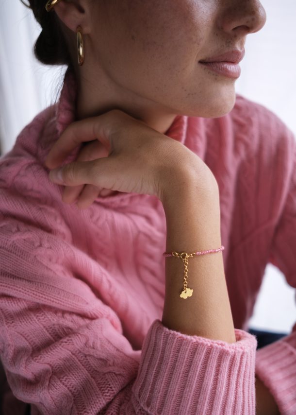 Rouge Beaded Bracelet