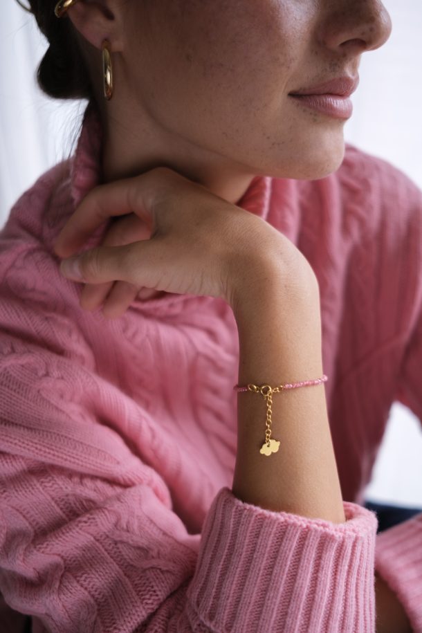 Rouge Beaded Bracelet